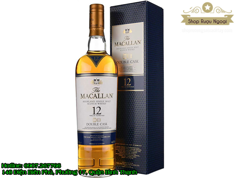Macallan 12 năm 1 Lít ( Xanh )